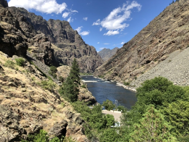 Hells Canyon and Snake River from the visitors center