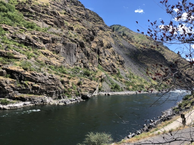 The snake river in Hells Canyon