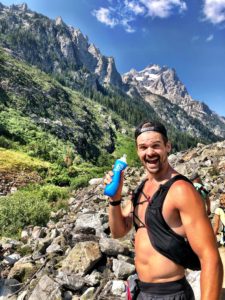 Joe Bauer excited about hiking to lake Solitude