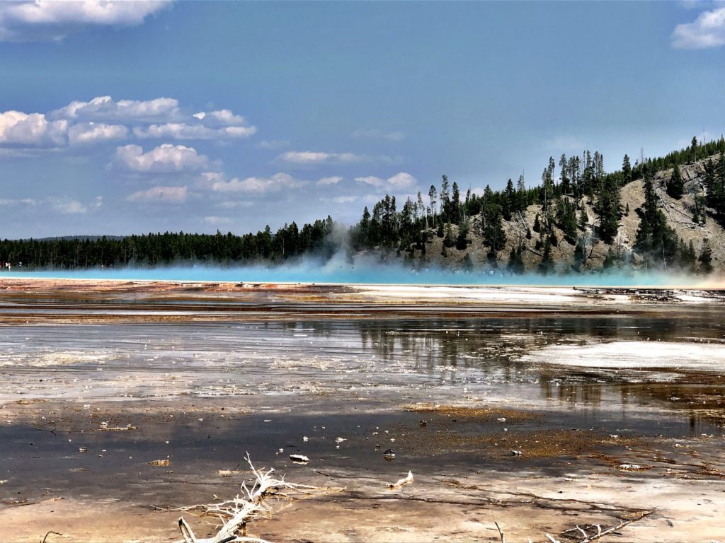 Fairy Falls yellowstone blue pools