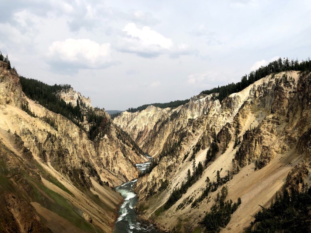 Grand Canyon of the Yellowstone national park river