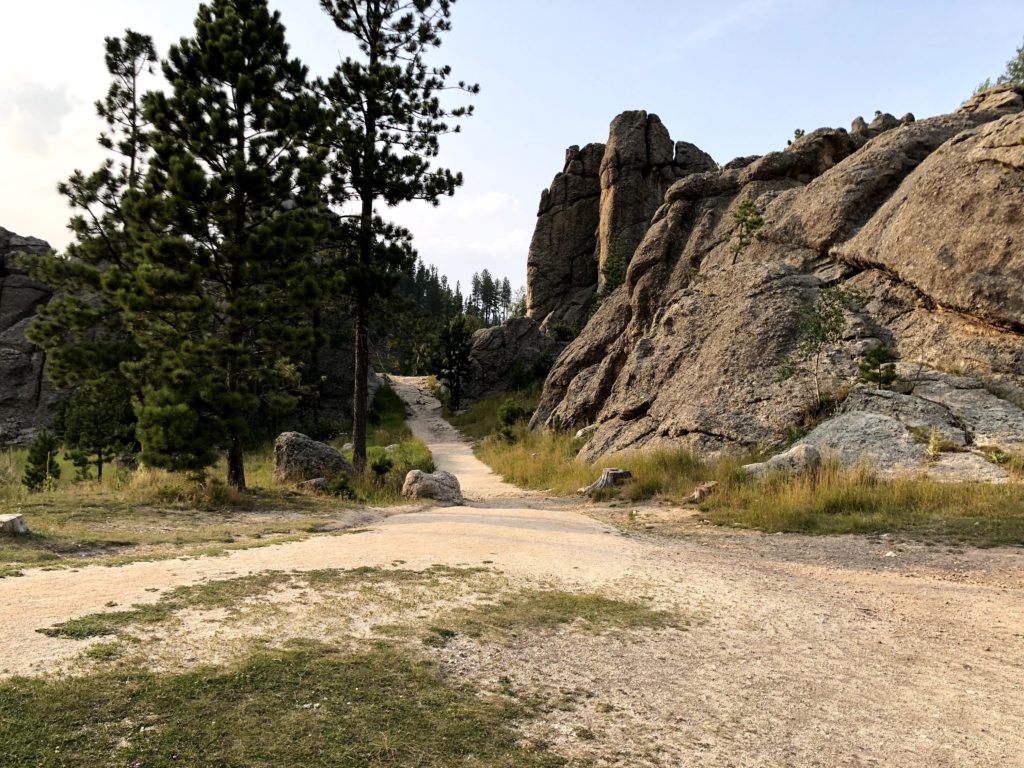 Custer State Park trail on the vantastic life