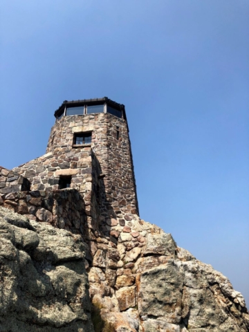 Harney Peak Lookout Tower from below