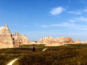 Awesome trail views in Badlands National Park