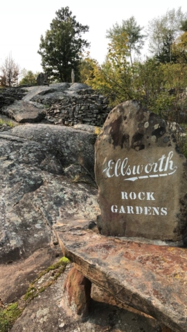 Ellsworth Rock Gardens Sign