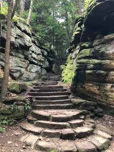 Cool stairs in Cuyahoga Valley National Park