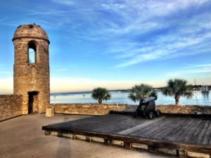 Castillo de San Marcos Fort and water view