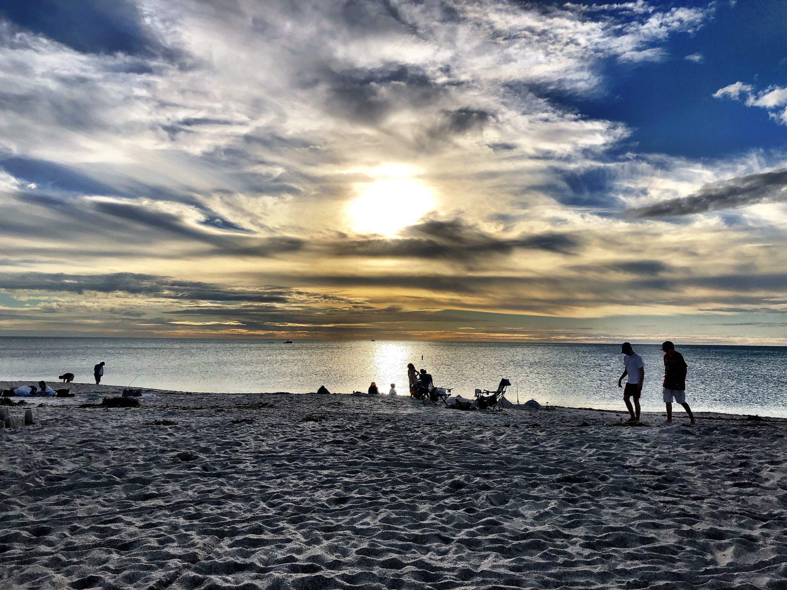Sunset at Casey Key in Florida