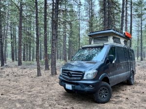 Sprinter van with Agile Off road RIP kit in Bend Oregon