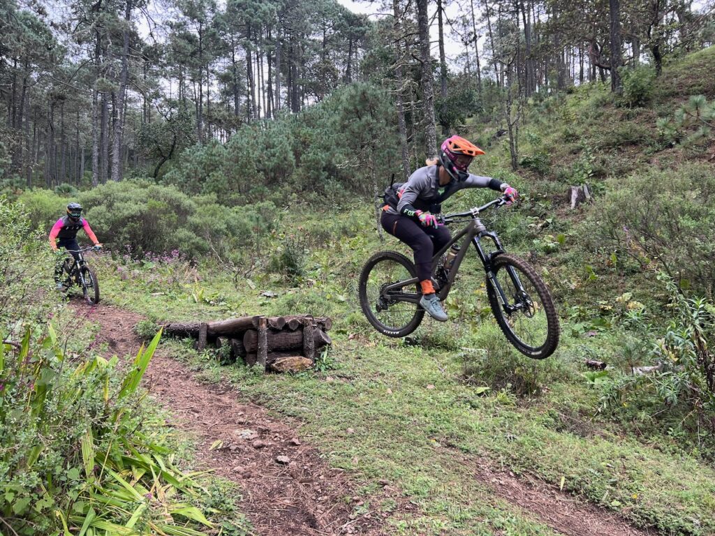 Riding an Evil Wreckoning off a jump