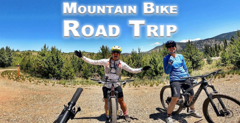 Mountain Bike Road Trip - Seattle to Denver with Emily and Anna getting ready for a ride