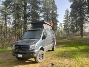 Van life at the Boggy Draw trail