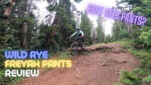 Emily riding in Durango with Wild Rye Freyah pants