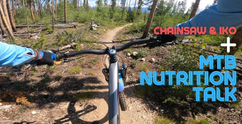 Mountain bike nutrition talk while riding in Winter Park