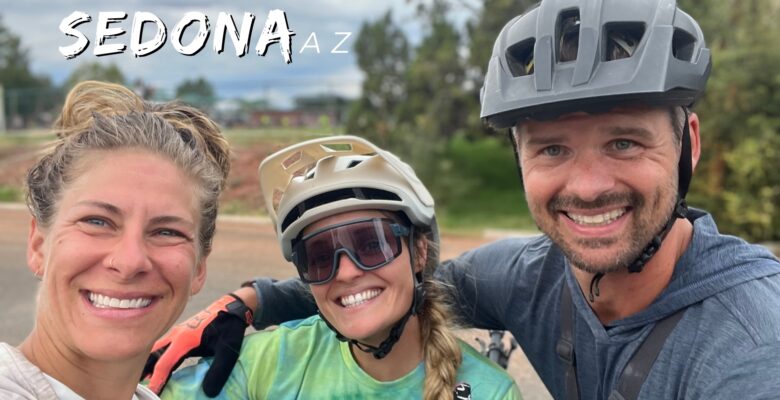 mountain biking with Joanna Yates in sedona