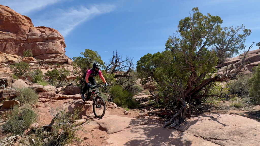 Riding Norco Sight on Captain Ahab in Moab