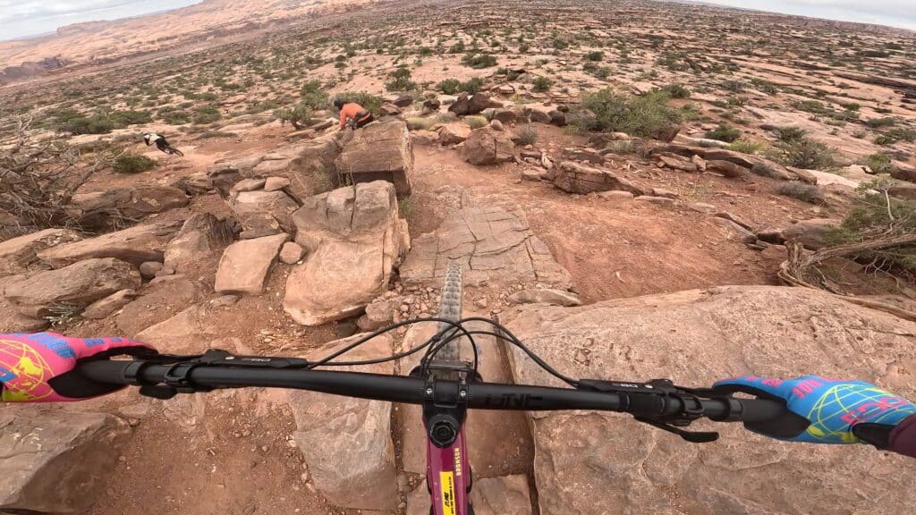 Riding the Santa Cruz Bronson on Captain Ahab chunk 