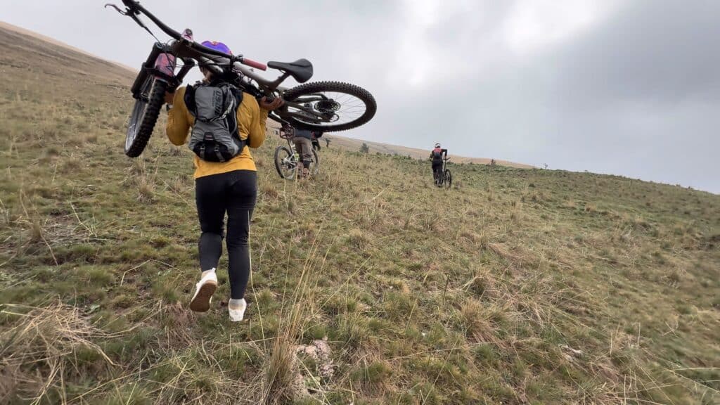 USWE Patriot 15L MTB Protector Pack for Stone King hike a bike