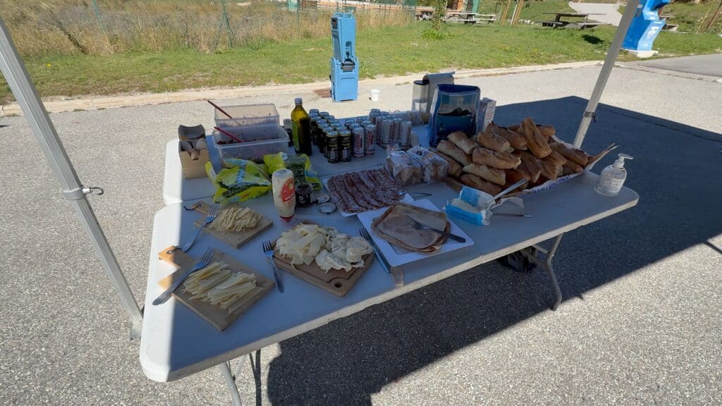 Stone King Day 1 Lunch