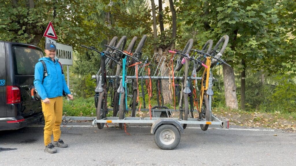 Stone King Day 3 with bike rack