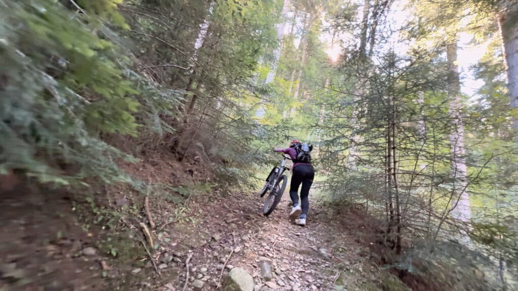 Stone King day 4 - The insane hike a bike