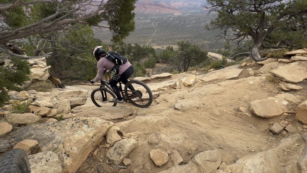 Headed into the Snotch on the Whole Enchilada